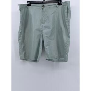 THREE SIXTY SIX Men's Green-White Striped Golf Shorts SZ 42